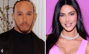 קים קרדשיאן ולואיס המילטון נתפסו בנשיקה רטובה